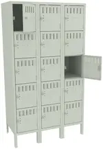 Fifteen Box Lockers with Legs