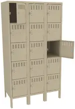 Fifteen Box Lockers with Legs