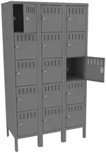 Fifteen Box Lockers with Legs