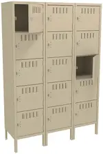 Fifteen Box Lockers with Legs