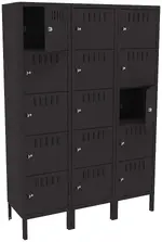 Fifteen Box Lockers with Legs