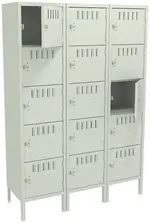 Fifteen Box Lockers with Legs