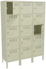 Fifteen Box Lockers with Legs