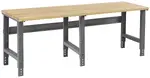 Large Wood Height Adjustable Workbench