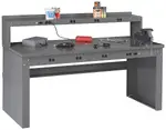 Steel Electronic Workbench with Riser 
