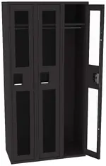 Triple See-Through Lockers