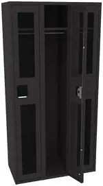 Triple See-Through Lockers