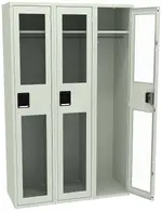 Triple See-Through Lockers
