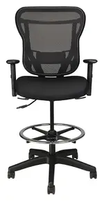 Classic Mesh Back Fabric Stool