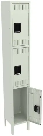 Triple Stack Lockers with Legs