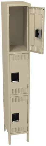 Triple Stack Lockers with Legs