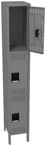 Triple Stack Lockers with Legs