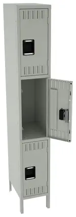 Triple Stack Lockers with Legs
