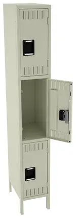 Triple Stack Lockers with Legs