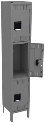 Triple Stack Lockers with Legs