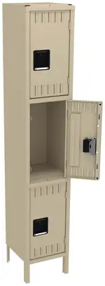 Triple Stack Lockers with Legs