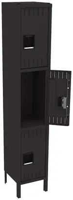Triple Stack Lockers with Legs