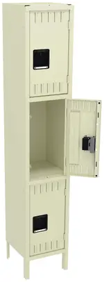 Triple Stack Lockers with Legs