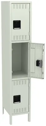 Triple Stack Lockers with Legs