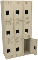 Triple Column Lockers