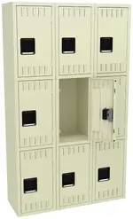 Triple Column Lockers