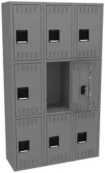 Triple Column Lockers