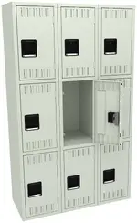 Triple Column Lockers
