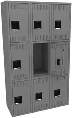 Triple Column Lockers