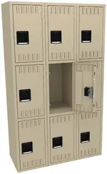 Triple Column Lockers