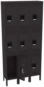Triple Column Lockers with Legs