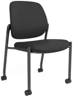 Armless Guest Chair on Wheels