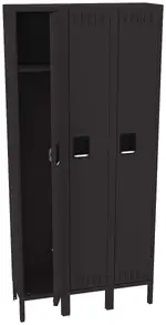 Tall Triple Lockers with Legs
