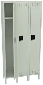 Tall Triple Lockers with Legs