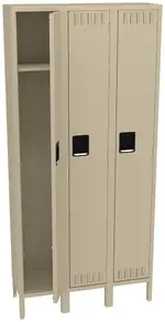 Tall Triple Lockers with Legs