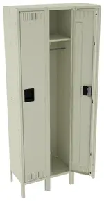 Tall Triple Lockers with Legs