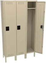 Large Triple Lockers with Legs