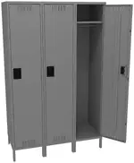 Large Triple Lockers with Legs
