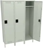 Oversized Triple Lockers with Legs