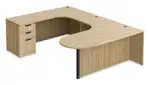 U Shaped Peninsula Desk