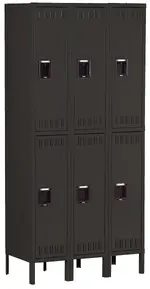 Three Double-Tier Lockers with Legs
