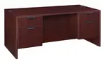 Rectangular Desk with Drawers