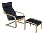 Bentwood Leather Rocking Chair Set