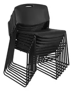 Plastic Stacking Chair - Set of 8