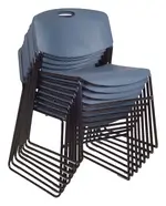 Plastic Stacking Chair - Set of 8