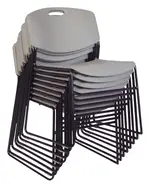 Plastic Stacking Chair - Set of 8