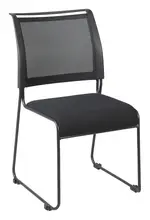 Mesh Back Stacking Chairs - Set of 6
