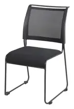 Mesh Back Stacking Chairs - Set of 12
