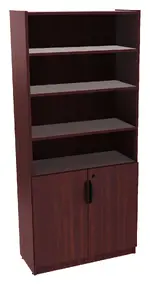 Bookcase with Locking Doors