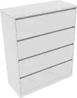 4 Drawer Lateral File Cabinet
