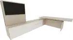 Height Adjustable L Shaped Desk